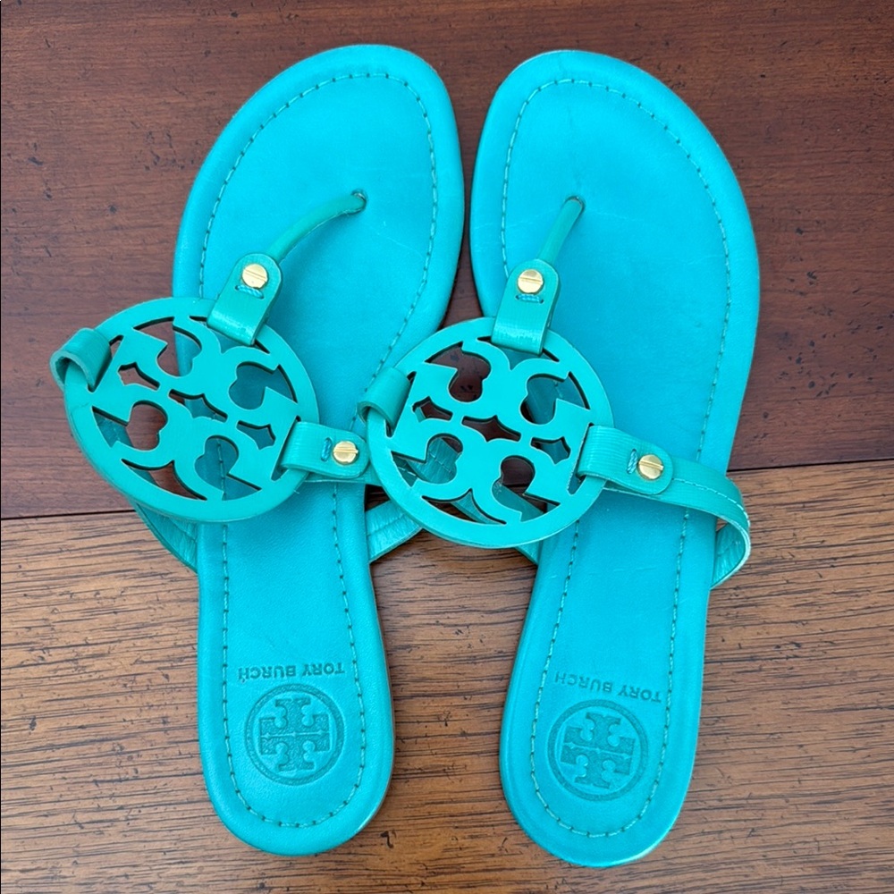 Tory Burch Turquoise Sandals